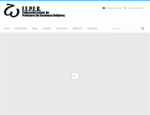 Tablet Screenshot of feper.org